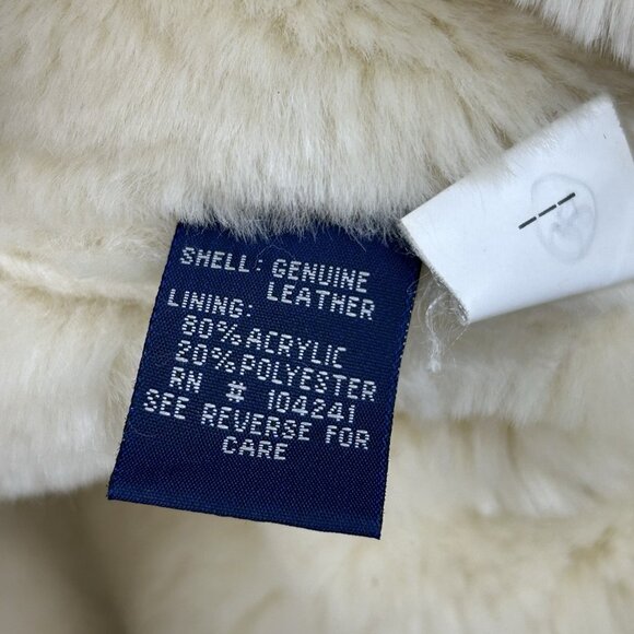 VTG Phat Farm Coat Men 5XL Brown Suede Gen.Leather Faux Fur Sherpa Heavy Hip Hop - Picture 7 of 16